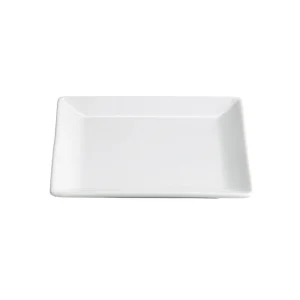 Fuente Porcelana Rectangular Ming Blanco