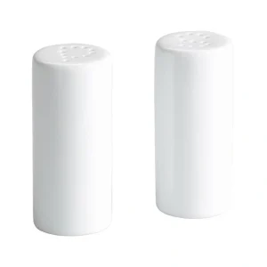 Salero Y Pimentero 9X3.8 Cm Porcelana