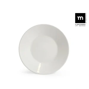 Plato Postre 21.5Cm Maitre Ivory Brillo Stoneware
