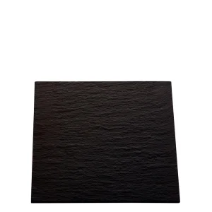 Plato Pizarra Rectangular Africa Negra