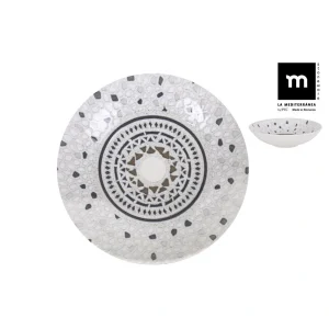 Plato Hondo 21Cm Barroc Monaco Brillo Porcelana