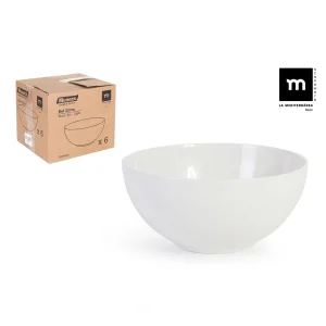 Ensaladera 22Cm Monaco Ivory Brillo Stoneware