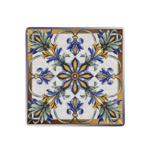 Plato Postre Ming Ii Bizancio 18X18X2C Stoneware