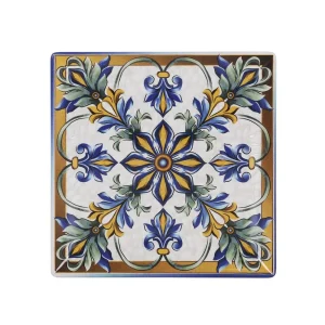 Plato Postre Ming Ii Bizancio 21X21X2C Stoneware