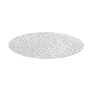 Plato Llano 28Cm Braid Vidrio