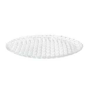 Plato Postre 21.5Cm Braid Vidrio