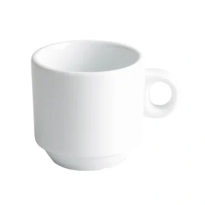 Taza Cappuccino Iris 21Cl. 7.5X7.5Cm Rect Porcelana