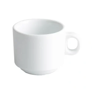 Taza Cortado Iris 12Cl. 6.5X6Cm Rect Porcelana