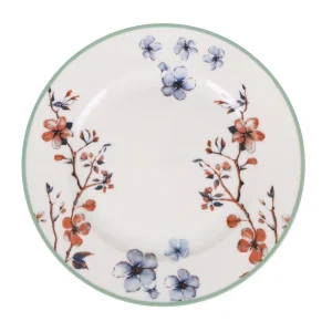 Plato Llano Porcelana Decorada Toscana