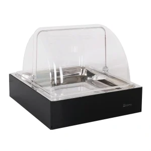 Expositor Buffet Refrig Base Negra T/Rol