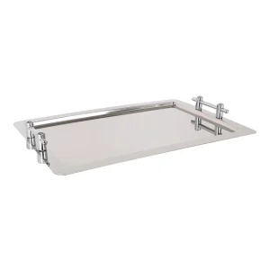 Bandeja Buffet Rect. Apilable Inox. 62X3