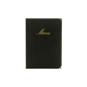 Porta Menu Negro A4 Classic 34.4X24.5X0.5Cm Securit