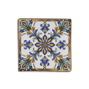 Plato Pan Ming Ii Bizancio 16X16X2Cm Stoneware