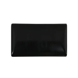 Bandeja Rectangular Negro 20X13X2 Cm M Stoneware