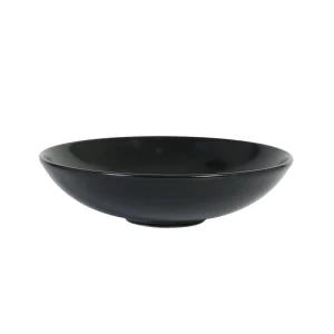 Plato Hondo Negro 19.5X5Cm Infinity Stoneware