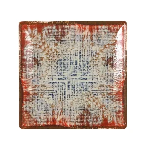 Plato Postre Ming Iii Charro 17.5X17.5X2Cm Stoneware