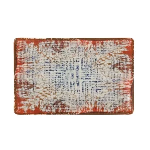 Bandeja Rectangular Porcelana Decorada Ming Iii Charro