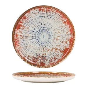 Plato Postre Nordik Charro 20X2Cm Stoneware