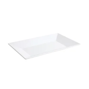 Bandeja Melamina Rectangular Blanca Ming
