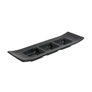 Bandeja 3 Compartimentos Crazy Negra 29X Melamina