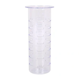 Tubo Vidrio Alargado Contenedor Hielo/Fruta