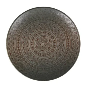 Plato Postre Gourmet Damasquino 21X2.2Cm Bonna