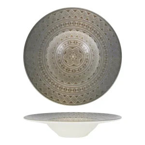 Plato Rissoto Banquet Damasquino 28X5.5Cm Bonna