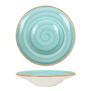 Plato Pasta 27Cm Aqua Blue Bonna