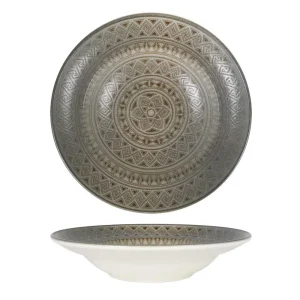 Plato Pasta Damasquino 24X5Cm Bonna