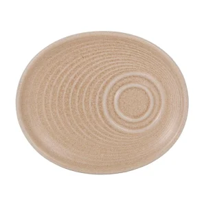 Plato Cafe/Capuccino Ripple Mirage 20X16.5X2Cm Bonna
