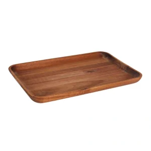 Plato Cuadrado Acacia 29.8X19.7X2.5 Cm