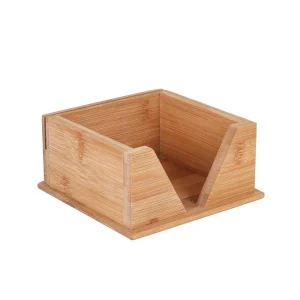 Servilletero Bambu Con Apertura En Triangulo