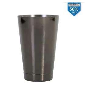 Vaso Coctelera 50Cl Negro Inox 18/ Securit