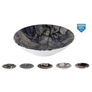 Plato Hondo Redondo Apolo 22X4.5Cm Porcelana