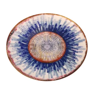 Bandeja Gres Decorado Oval Manaos