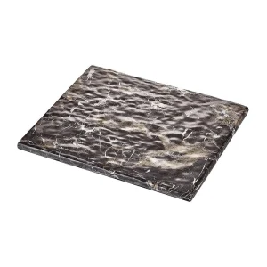 Bandeja Melamina Rectangular Kulsan Marmol Marrón