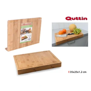 Tabla Cortar Bambu Borde Quittin