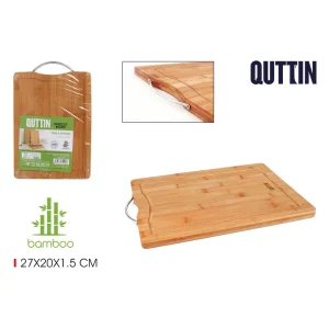 Tabla Cortar Bambu/Met.