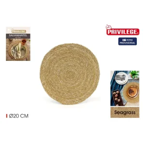 Salvamantel Seagrass Redondo