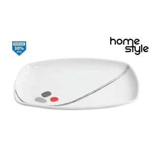 Fuente Rectangular 31X20.5Cm Zenscratc Porcelana