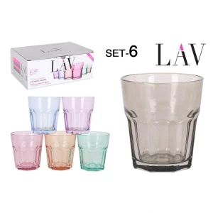 Set 6 Vasos Agua 305Cc C Vidrio
