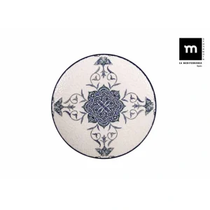 Plato Postre 20 Cm Rosetta Monaco Brillo Porcelana