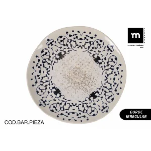 Plato Llano 26Cm Jerica Iberica Brillo Porcelana