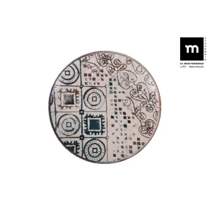 Plato Postre 20 Cm Grecia Monaco Brillo Porcelana