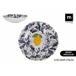 Plato Hondo 21Cm Limoi Iberica Brillo Porcelana