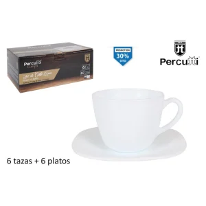 Set Cafe 12 Pcs Opal Percutti Porcelana