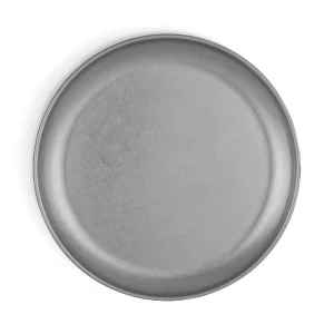 Plato Llano Purasangre Plata Vieja Inox Vintage