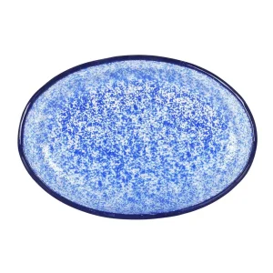 Bandeja Ovalada Purasangre Samaritaine Cobalto