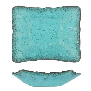 Fuente Vidrio Purasangre Menhir Turquesa