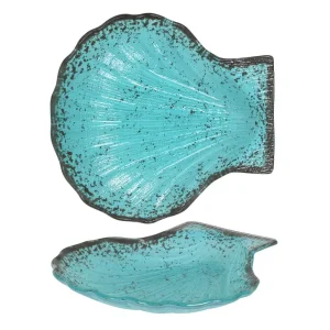 Bandeja Vieira Turquesa 18X17X2Cm 4Mm Purasangre